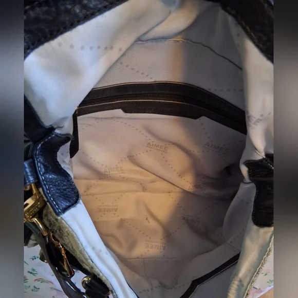 NWOT Aimee Kestenberg Metallic Snake Casual Boho Purse w/ Wristlet & Dust Bag - Picture 8 of 16